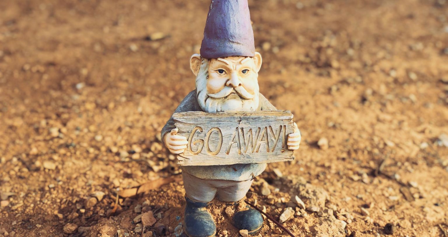 My poem “The Go Away Gnome” published by Spillwords Press